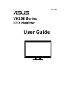 Asus VH208 Series User Manual preview