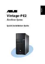 Asus Vintage PE2 Quick Installation Manual preview