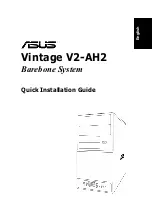 Asus Vintage V2-AH2 Quick Installation Manual preview