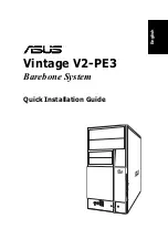 Asus Vintage V2-PE3 Quick Installation Manual preview