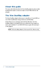 Предварительный просмотр 2 страницы Asus Vivo DualBay User Manual