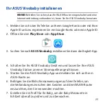 Предварительный просмотр 25 страницы Asus Vivobaby Quick Start Manual