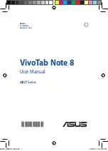 Asus VivoTab Note 8 L80T User Manual preview