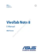 Предварительный просмотр 1 страницы Asus VivoTab Note 8 E-Manual