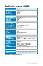 Предварительный просмотр 22 страницы Asus VK192D User Manual