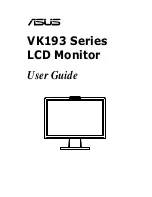 Asus VK193 Series User Manual preview
