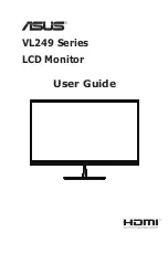 Preview for 1 page of Asus VL249 Series User Manual