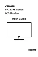 Preview for 1 page of Asus VP227HE Series User Manual