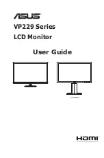 Preview for 1 page of Asus VP229 Series User Manual