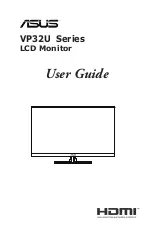 Asus VP32U Series User Manual preview