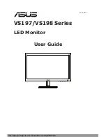 Preview for 2 page of Asus VS197 Series User Manual