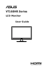 Preview for 1 page of Asus VT168HR Series User Manual