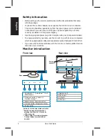 Предварительный просмотр 4 страницы Asus VW195 Series Quick Start Manual