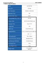 Предварительный просмотр 4 страницы Asus VW198T - 19" LCD Monitor Service Manual