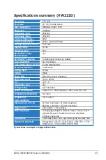 Preview for 27 page of Asus VW202 Series User Manual