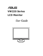 Preview for 1 page of Asus VW220D User Manual