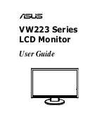 Asus VW223 Series User Manual preview