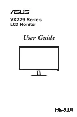 Asus VX229 Series User Manual предпросмотр