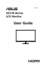 Preview for 1 page of Asus VX278 Series User Manual