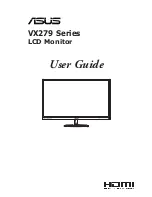 Preview for 1 page of Asus VX279H User Manual