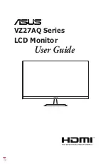 Asus VZ27AQ Series User Manual preview