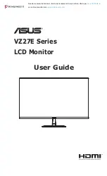 Asus VZ27E Series User Manual preview