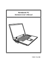 Preview for 1 page of Asus W2J Hardware User Manual