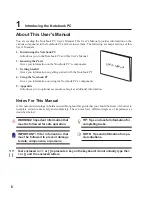 Preview for 6 page of Asus W2J Hardware User Manual