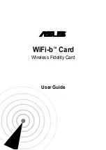 Asus WiFi-b User Manual preview