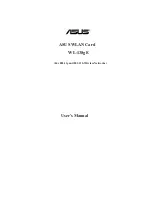 Предварительный просмотр 1 страницы Asus WL-138gE User Manual