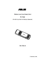 Preview for 1 page of Asus WL-169GE User Manual