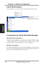 Предварительный просмотр 20 страницы Asus WL-300G User Manual
