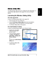 Предварительный просмотр 7 страницы Asus WL-330G User Manual