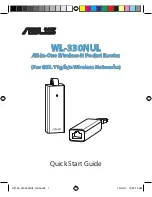 Preview for 1 page of Asus WL-330NUL Quick Start Manual