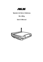 Предварительный просмотр 1 страницы Asus WL-500g User Manual