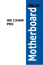 Asus WS C246M PRO Manual preview