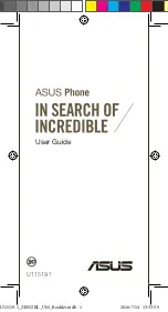 Preview for 1 page of Asus X007D User Manual