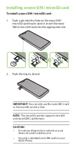 Preview for 6 page of Asus X00QSA User Manual