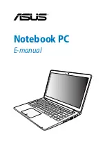 Preview for 1 page of Asus X402CA E-Manual