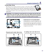 Preview for 43 page of Asus X51H Hardware Manual