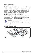 Preview for 28 page of Asus X5MSM Manual