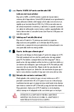 Предварительный просмотр 20 страницы Asus X7BSM (Spanish) Manual De Usuario