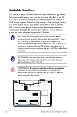 Предварительный просмотр 58 страницы Asus X7BSM (Spanish) Manual De Usuario