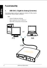 Preview for 8 page of Asus XONAR ESSENCE - Sound Card - 192 kHz Quick Start Manual