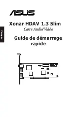 Предварительный просмотр 8 страницы Asus Xonar HDAV 1.3 Slim Quick Start Manual