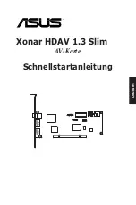 Предварительный просмотр 14 страницы Asus Xonar HDAV 1.3 Slim Quick Start Manual