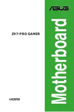 Preview for 1 page of Asus Z97-PRO GAMER Manual