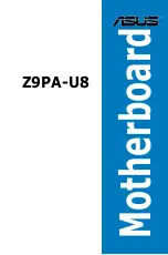 Asus Z9PA-U8 User Manual preview