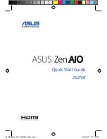 Preview for 1 page of Asus Zen AiO Quick Start Manual