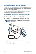 Preview for 22 page of Asus ZenBeam E2 Manual